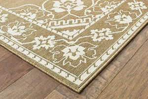 Marina 7764J Tan Ivory Rug - Baconco