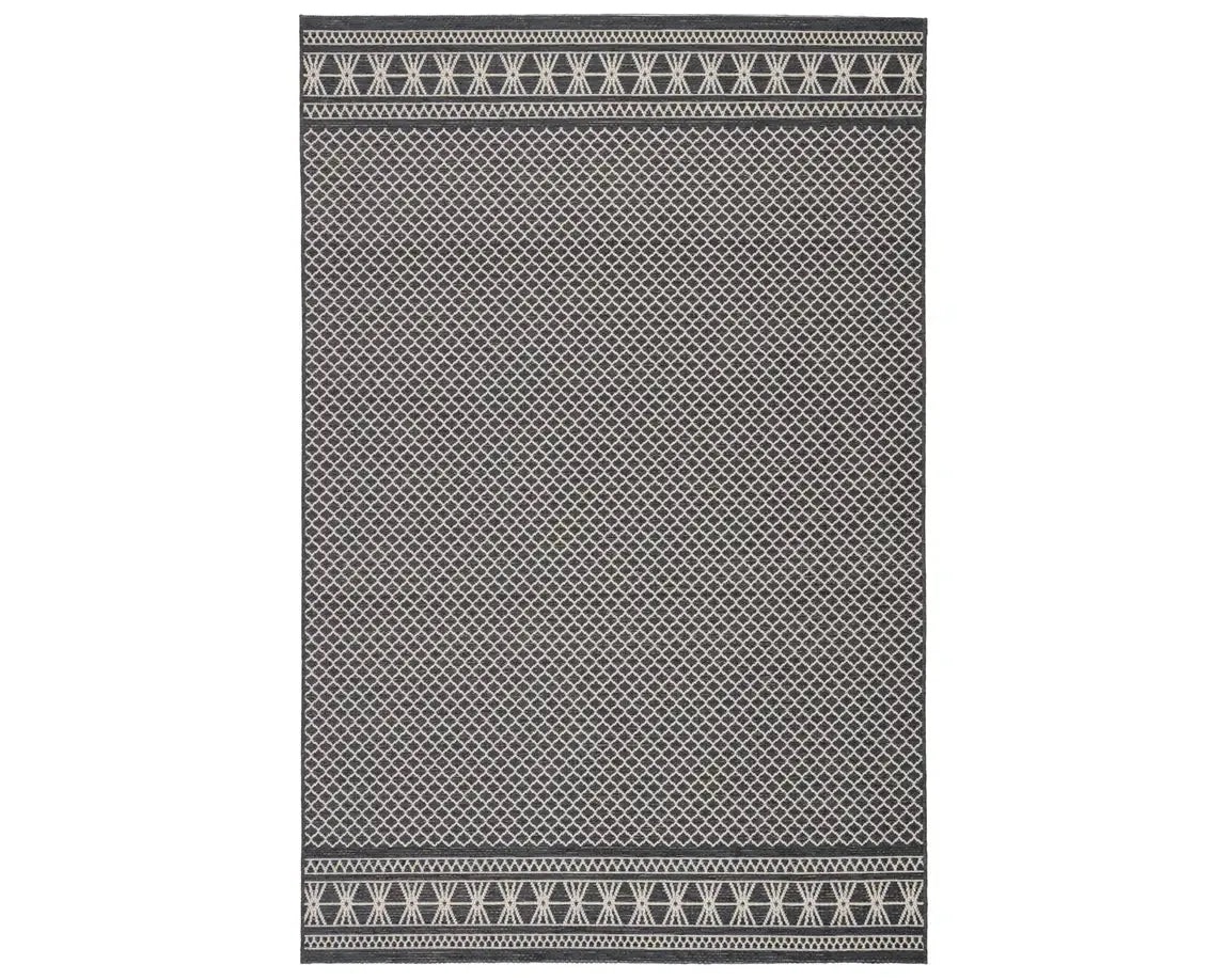 Marina MAR02 Deep Blue/Cream Rug - Baconco