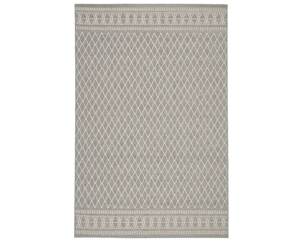 Marina MAR04 Light Grey/Cream Rug - Baconco