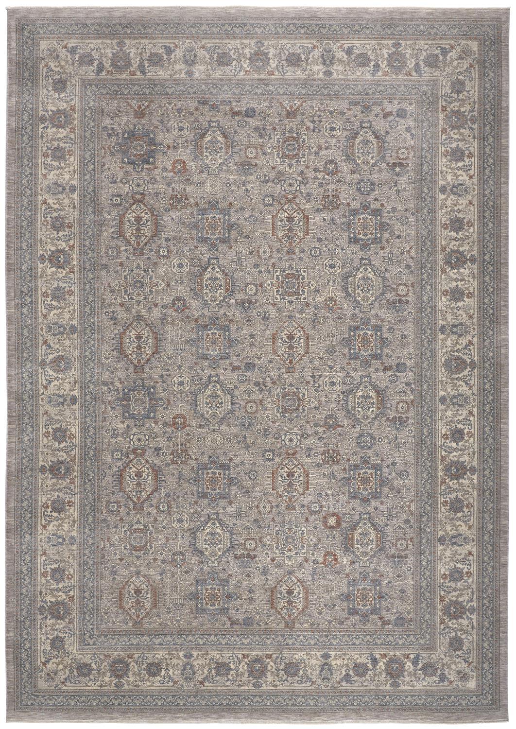 Marquette 3761F Gray/Blue Rug - Baconco