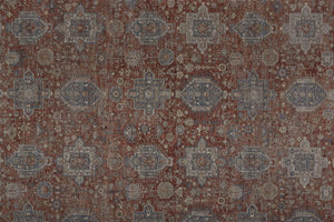 Marquette 3761F Rust/Blue Rug - Baconco