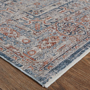 Marquette 3778F Rust/Blue Rug - Baconco