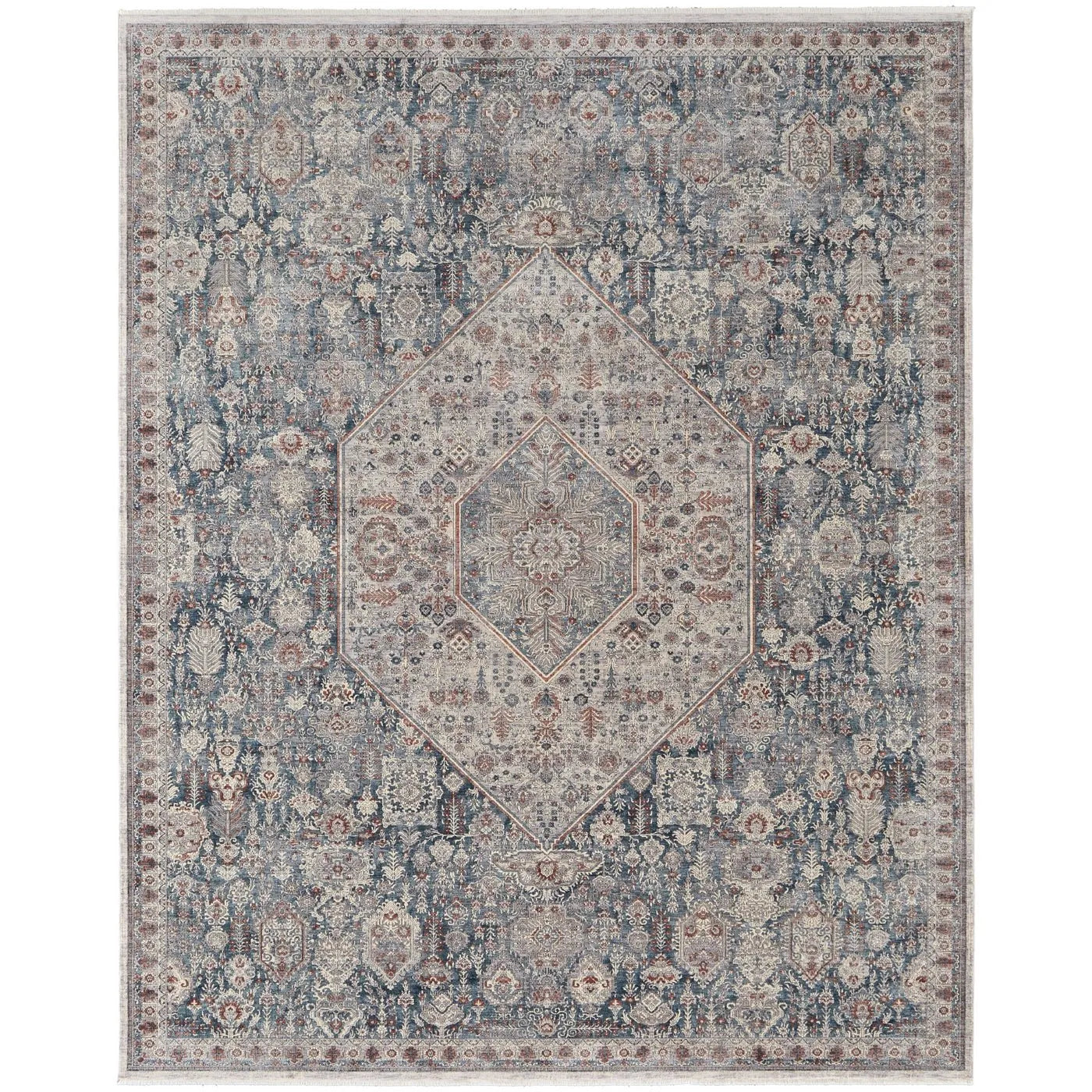 Marquette MRQ39GUF Blue/Grey Rug - Baconco