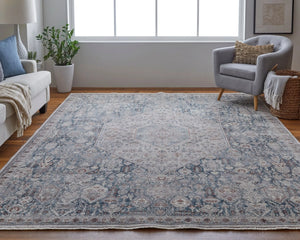 Marquette MRQ39GUF Blue/Ivory Rug - Baconco