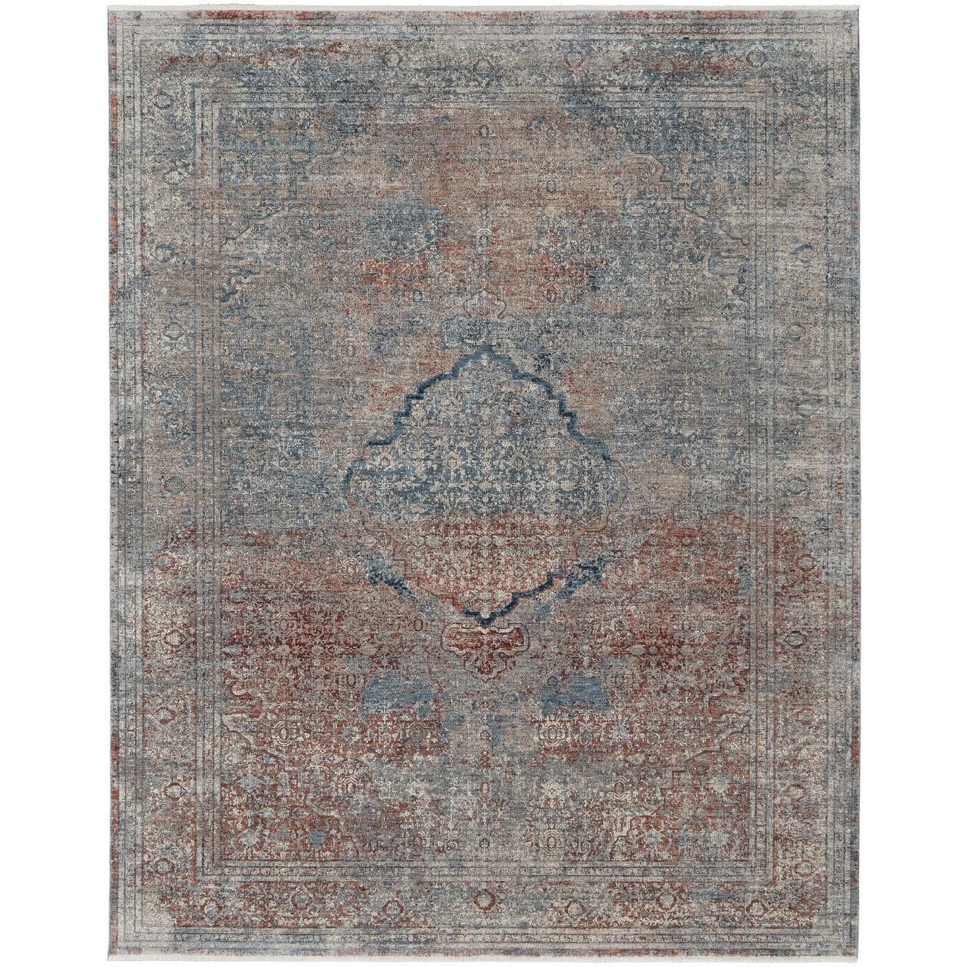 Marquette MRQ39GVF Blue/Multi Rug - Baconco