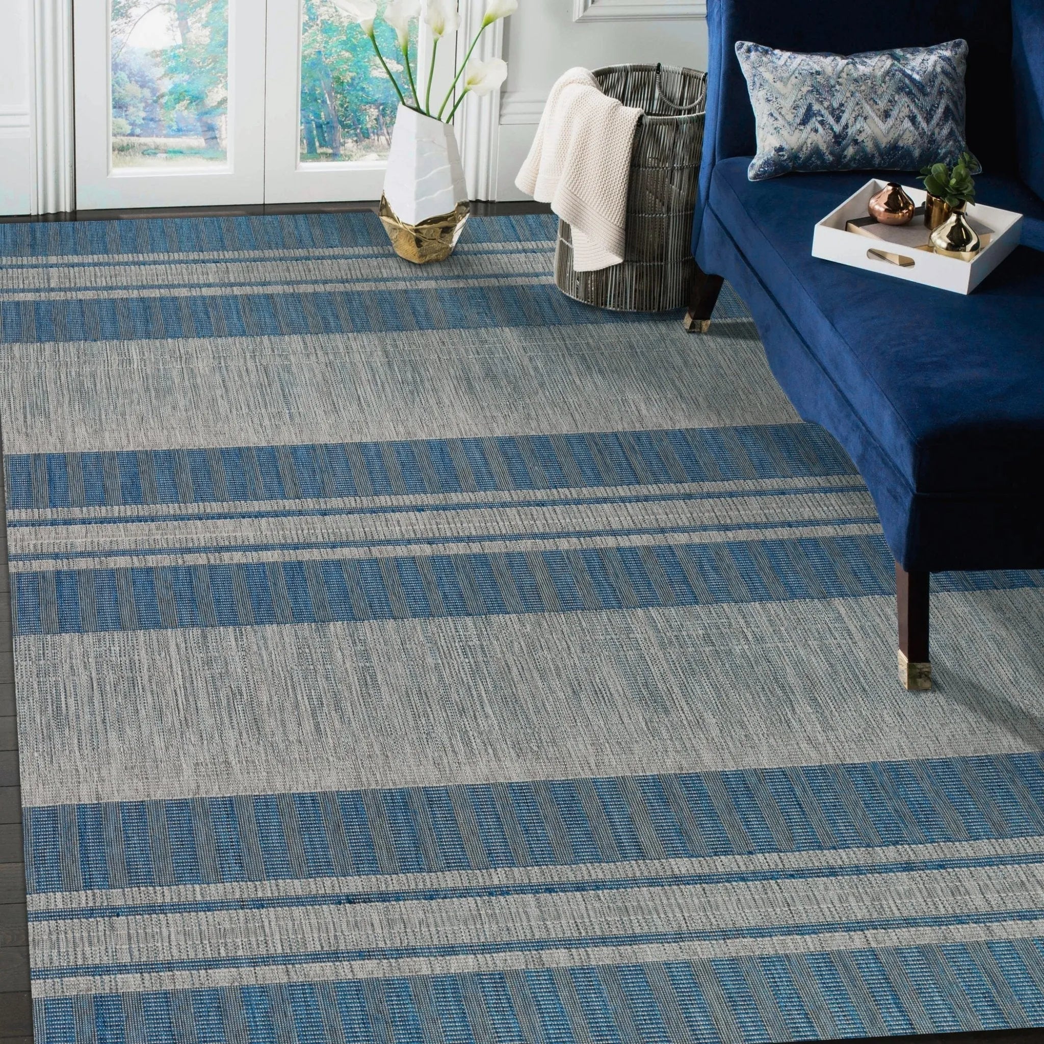 Maryland MRY-6 Blue Rug - Baconco