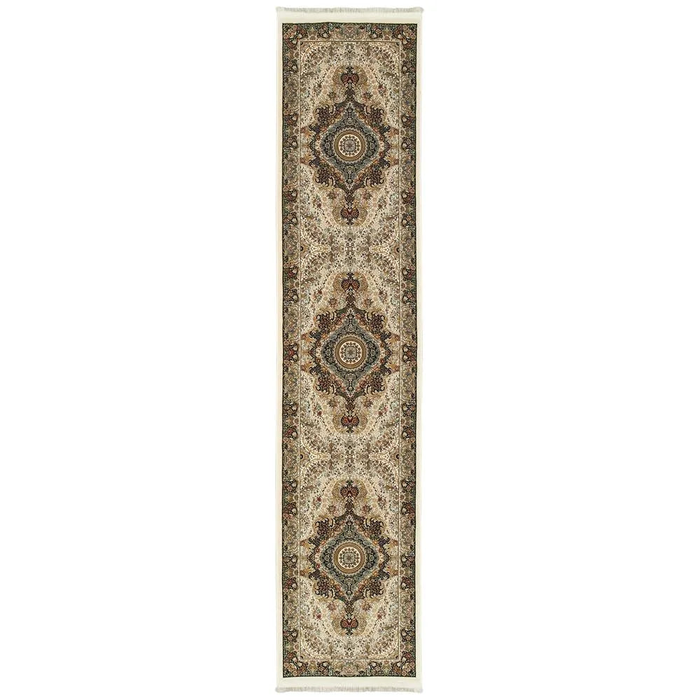 Masterpiece 111W Ivory/ Multi Rug - Baconco