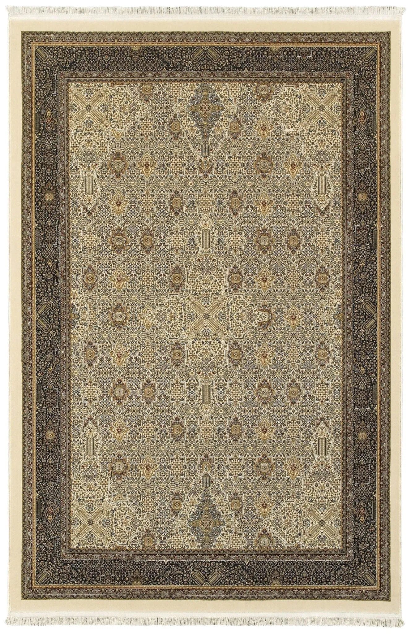 Masterpiece 1335I Ivory/ Black Rug - Baconco