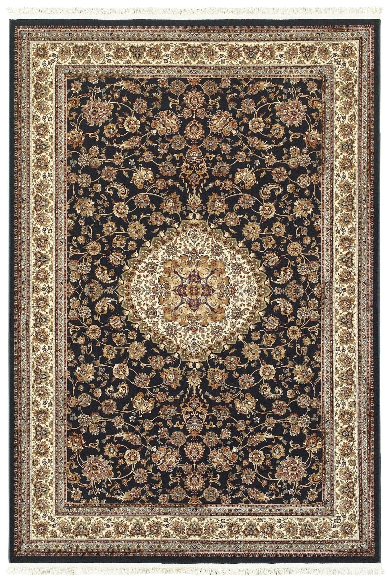 Masterpiece 33B Black/ Ivory Rug - Baconco