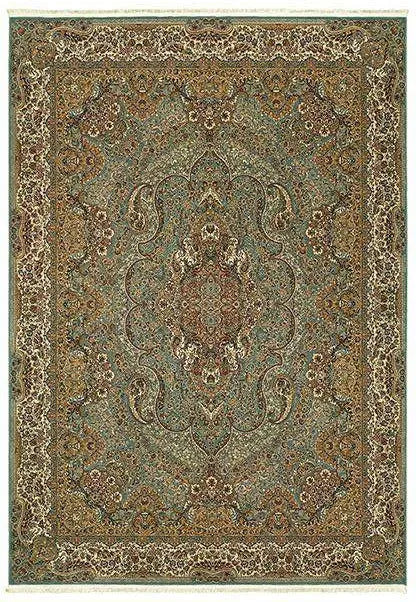 Masterpiece 502L Blue Gold Rug - Baconco