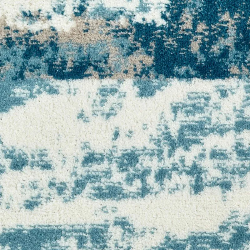 Matrix LR81201 Light Beige / Soft Blue Rug - Baconco