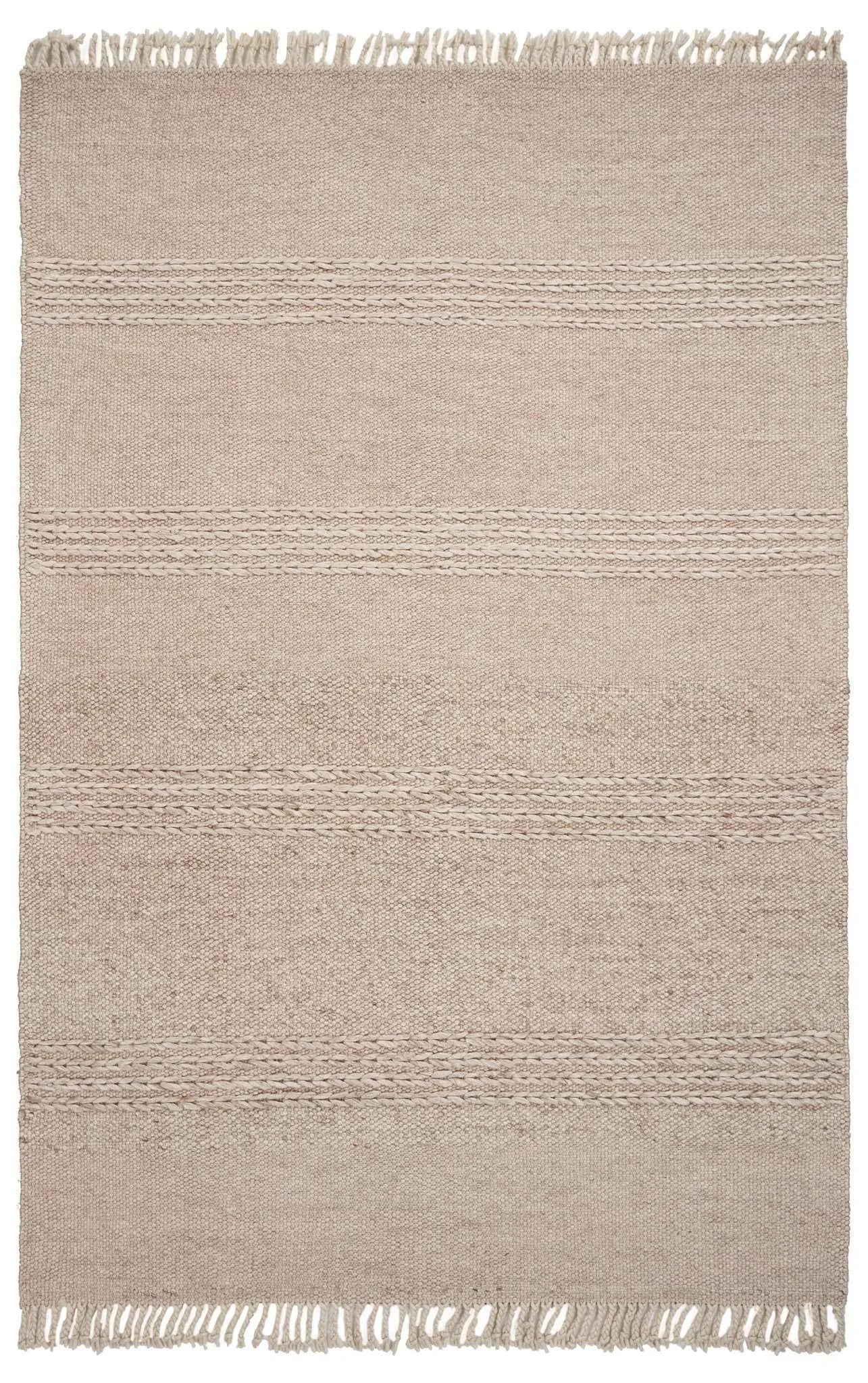 Maui 1340 Cable Knit Natural Rug - Baconco