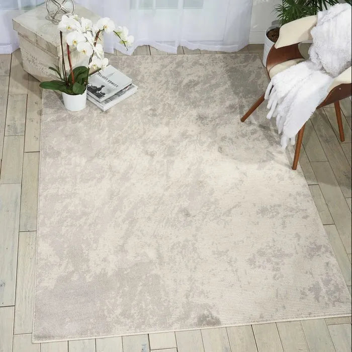 Maxell MAE12 Ivory/Grey Rug - Baconco