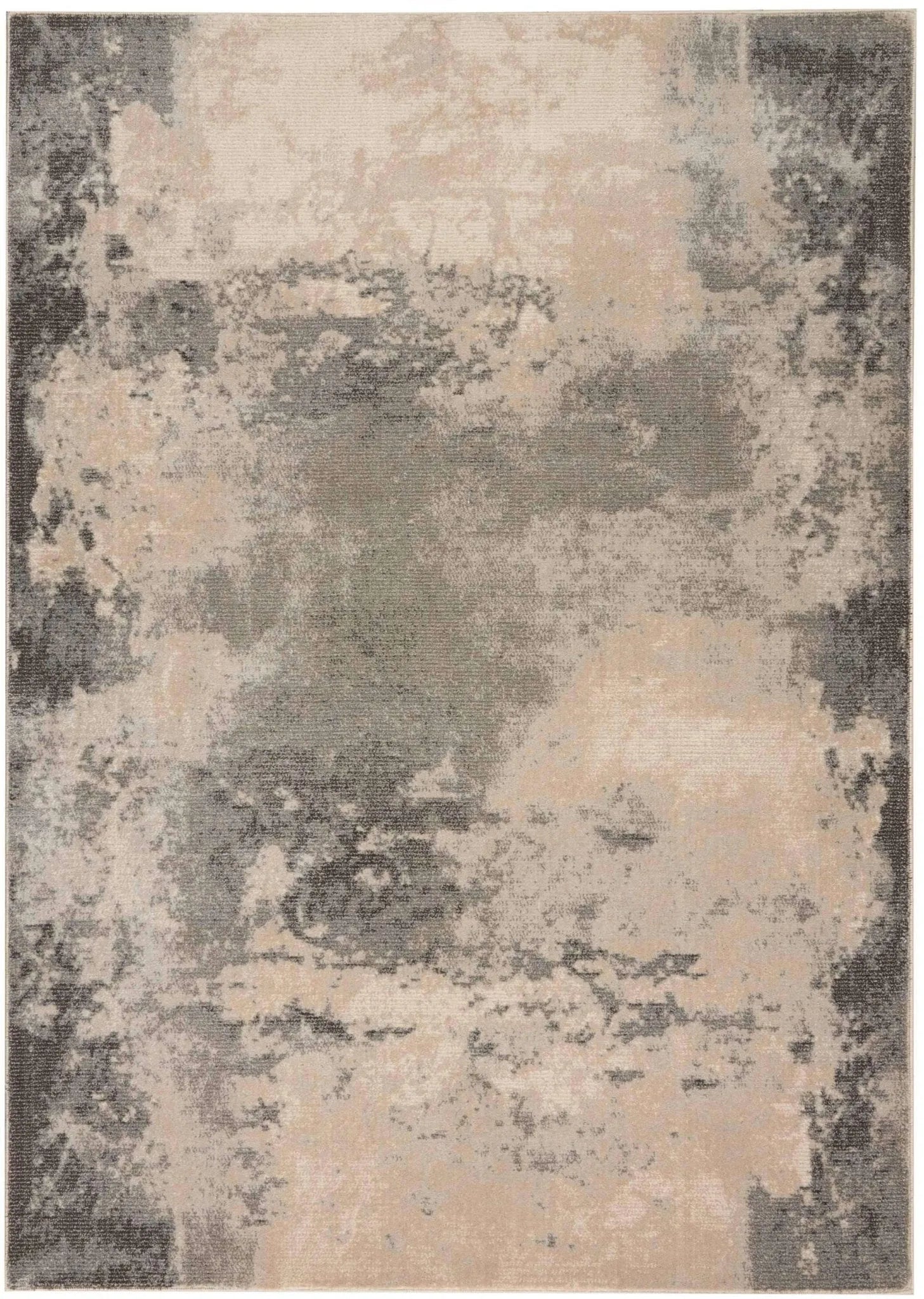 Maxell MAE13 Ivory/Grey Rug - Baconco