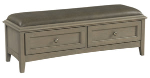 McKenzie 2 Drawer Bench - Baconco