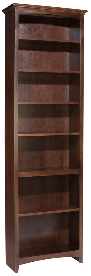 McKenzie Custom 24"W Alder Bookcases - Baconco