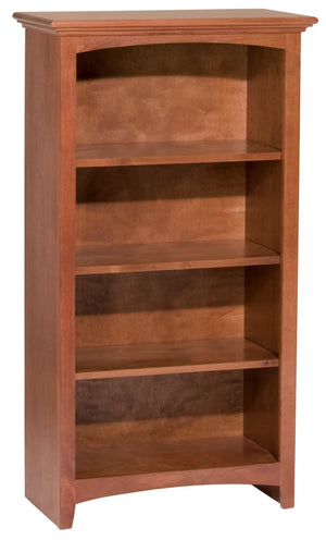 McKenzie Custom 24"W Alder Bookcases - Baconco