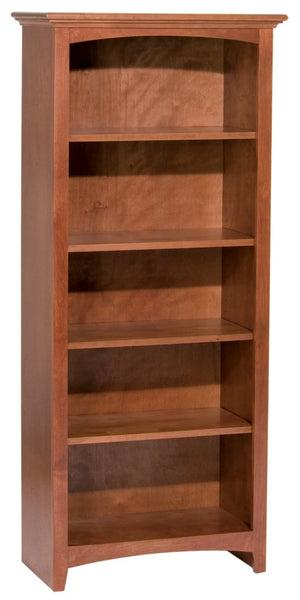 McKenzie Custom 24"W Alder Bookcases - Baconco