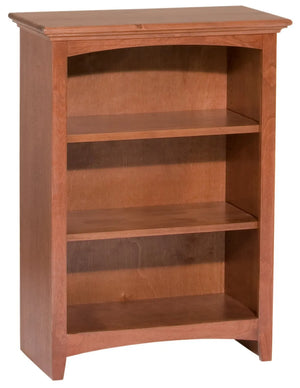 McKenzie Custom 24"W Alder Bookcases - Baconco