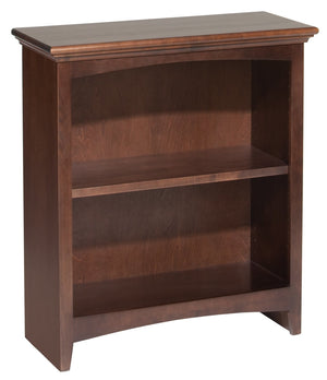 McKenzie Custom 24"W Alder Bookcases - Baconco