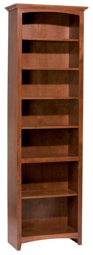 McKenzie Custom 24"W Alder Bookcases - Baconco