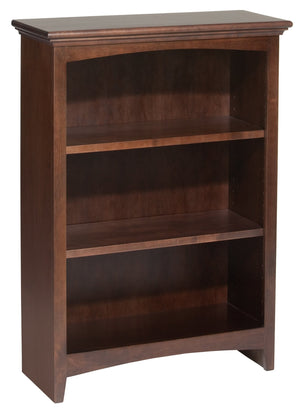 McKenzie Custom 24"W Alder Bookcases - Baconco