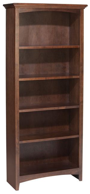 McKenzie Custom 24"W Alder Bookcases - Baconco