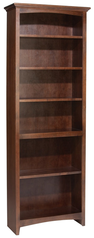 McKenzie Custom 24"W Alder Bookcases - Baconco