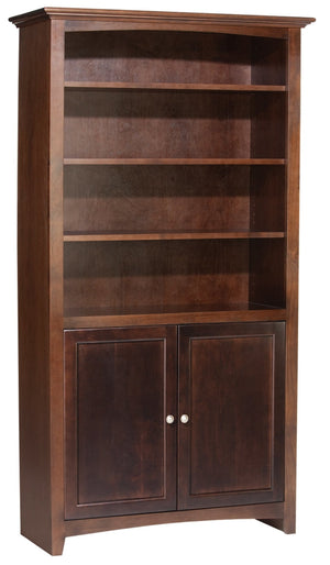 McKenzie Custom 36"W Alder Bookcase - Baconco