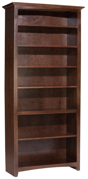 McKenzie Custom 36"W Alder Bookcase - Baconco