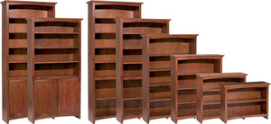 McKenzie Custom 36"W Alder Bookcase - Baconco