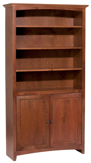 McKenzie Custom 36"W Alder Bookcase - Baconco