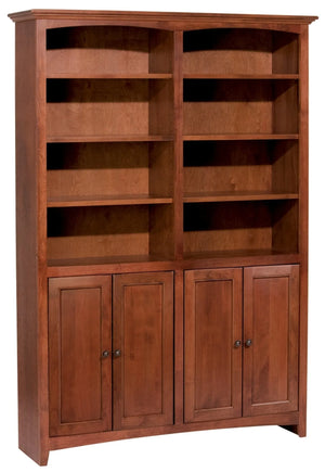 McKenzie Custom 48"W Alder Bookcase - Baconco