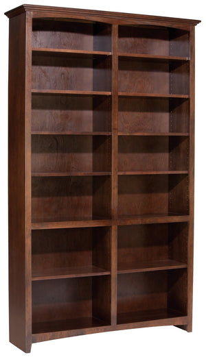 McKenzie Custom 48"W Alder Bookcase - Baconco