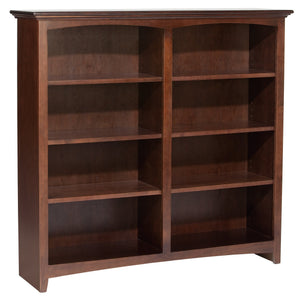 McKenzie Custom 48"W Alder Bookcase - Baconco