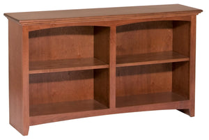 McKenzie Custom 48"W Alder Bookcase - Baconco