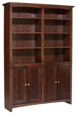 McKenzie Custom 48"W Alder Bookcase - Baconco