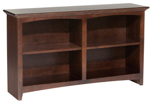 McKenzie Custom 48"W Alder Bookcase - Baconco