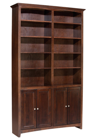 McKenzie Custom 48"W Alder Bookcase - Baconco