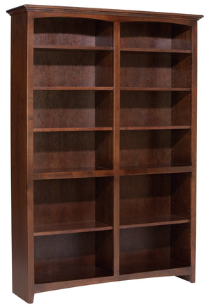 McKenzie Custom 48"W Alder Bookcase - Baconco