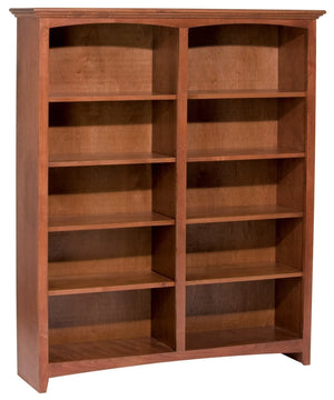 McKenzie Custom 48"W Alder Bookcase - Baconco