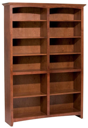 McKenzie Custom 48"W Alder Bookcase - Baconco