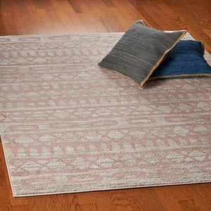 Meadow 81545SLY Salmon/Ivory Rug - Baconco