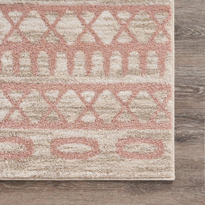 Meadow 81545SLY Salmon/Ivory Rug - Baconco