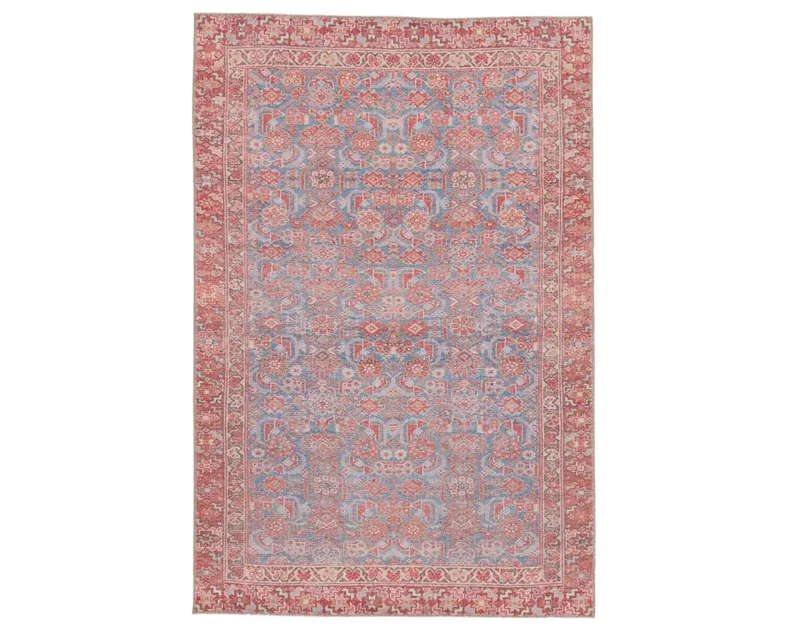 Medea MDE03 Blue/Red Rug - Baconco