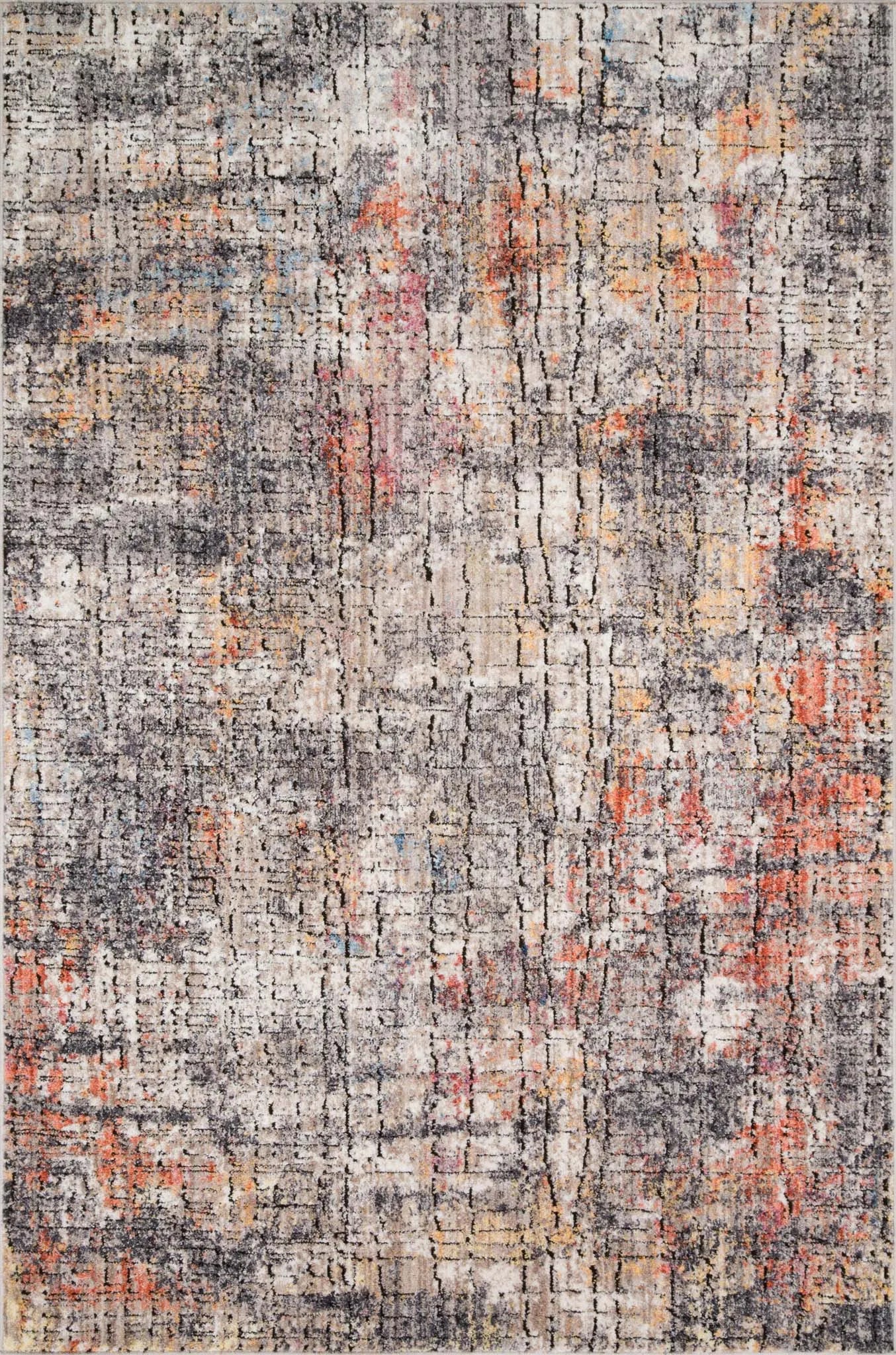 Medusa MED-07 Graphite/Sunset Rug - Baconco