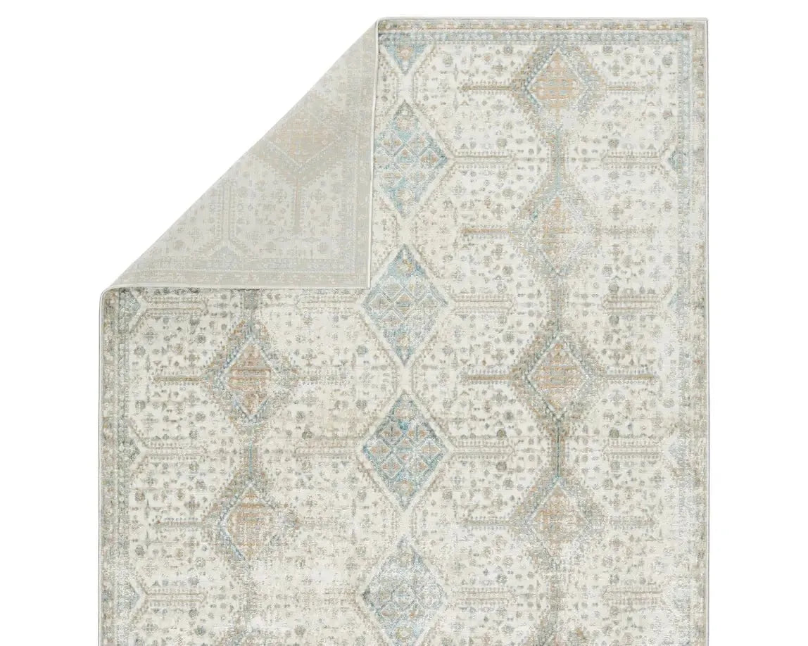 Melo MEL05 Ivory/Grey Rug - Baconco