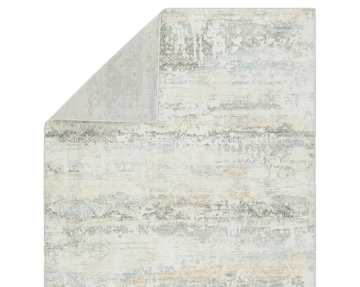 Melo MEL09 Ivory/Light Blue Rug - Baconco