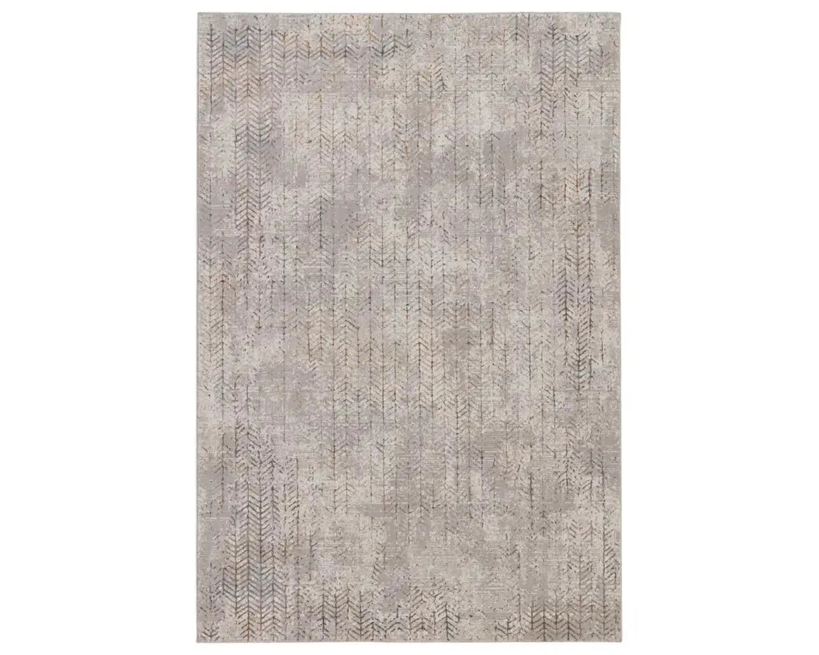 Melo MEL11 Grey/Cream Rug - Baconco