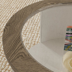 Melody Round Coffee Table with Casters - Baconco